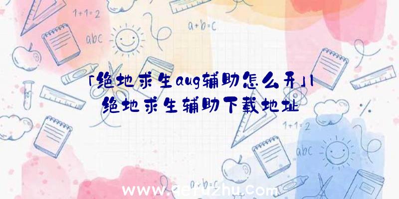 「绝地求生aug辅助怎么开」|绝地求生辅助下载地址